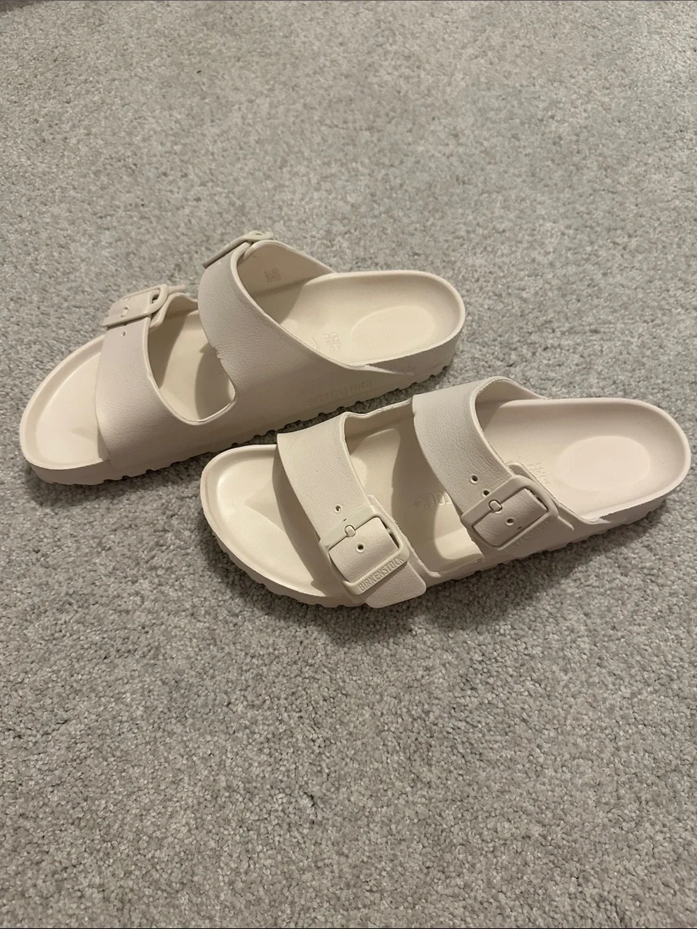 Cream Birkenstock Sandals
